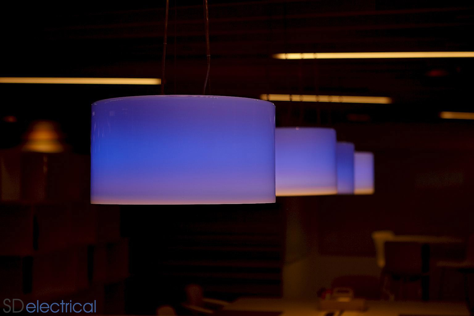 Sean Davey Electrical - The Lounge - Holiday Extras - Lighting design & implementation